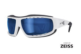 Typhoon Gloss White - Black PC Polarized Zeiss