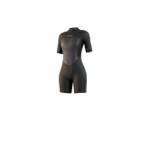 Brand Shorty 3/2mm Bzip Flatlock Women 2025 - Black