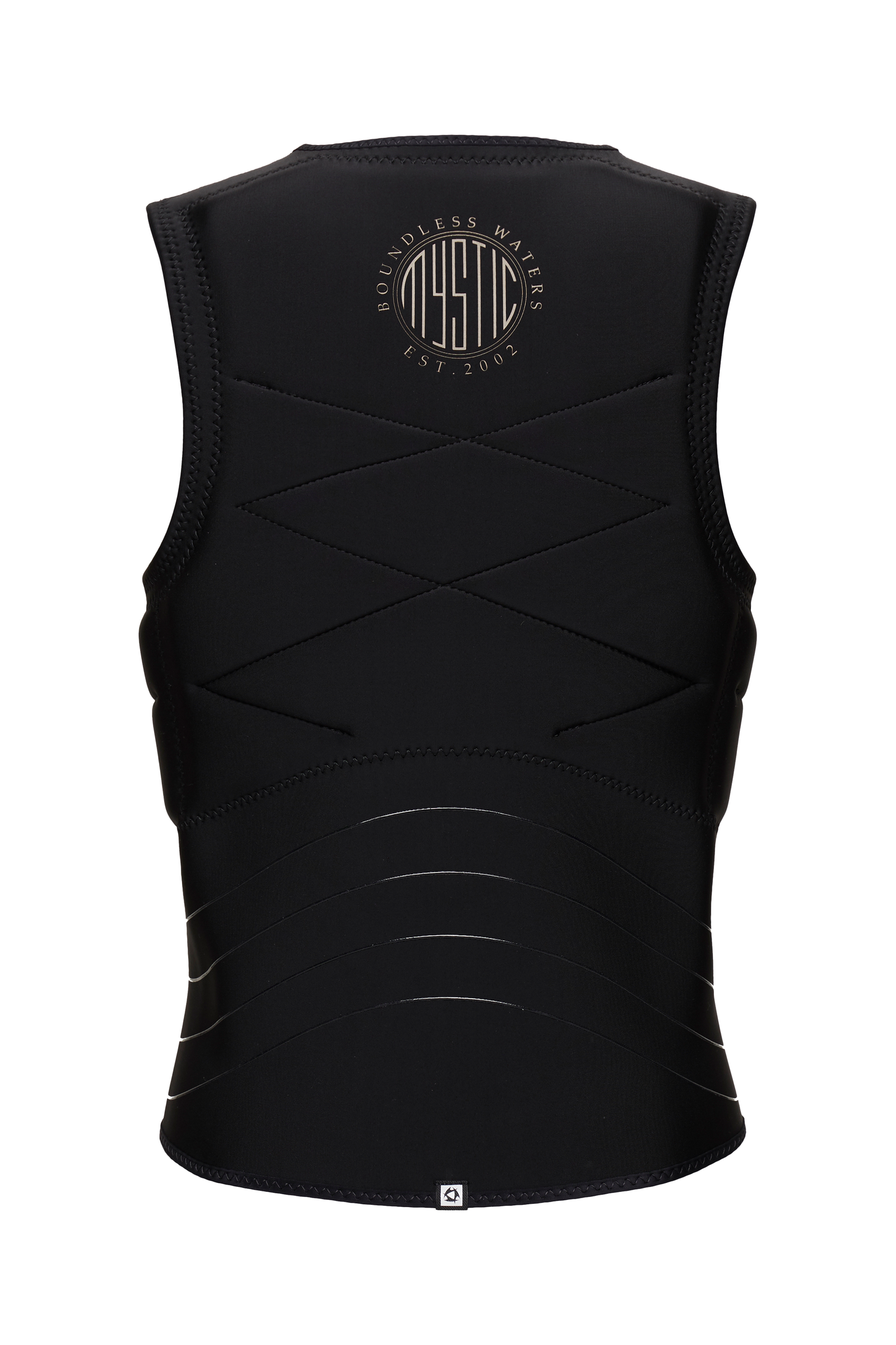 Outlaw Impact Vest Fzip Black espalda