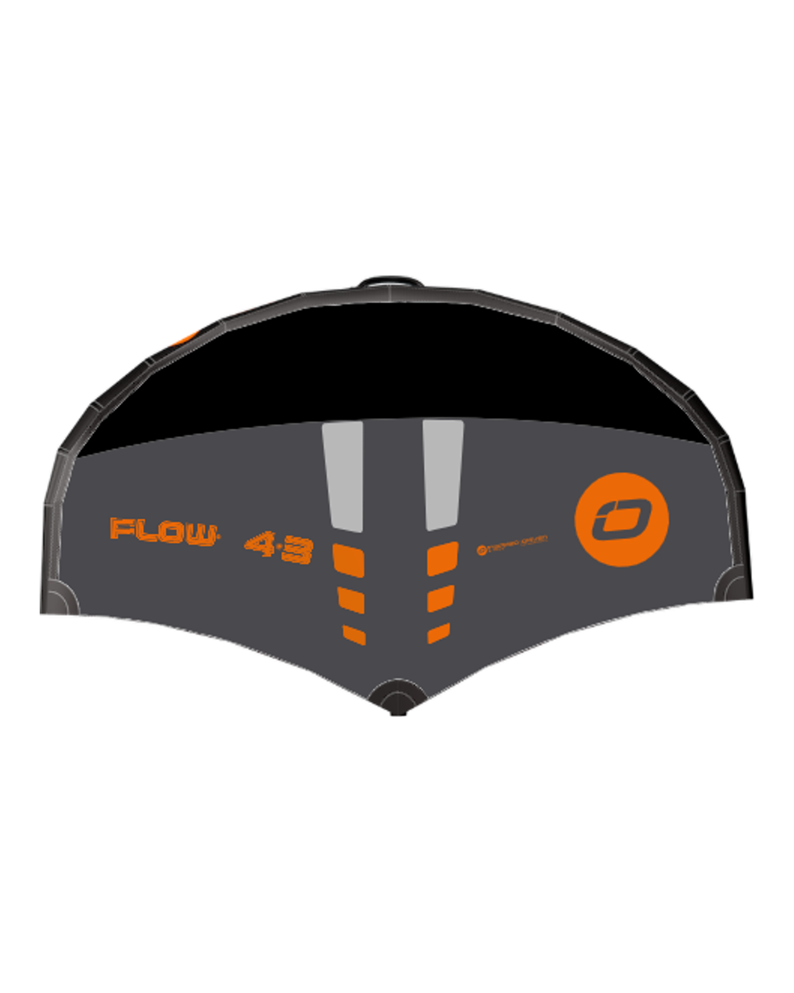 Flow V2 Black/Carbon Grey on Orange