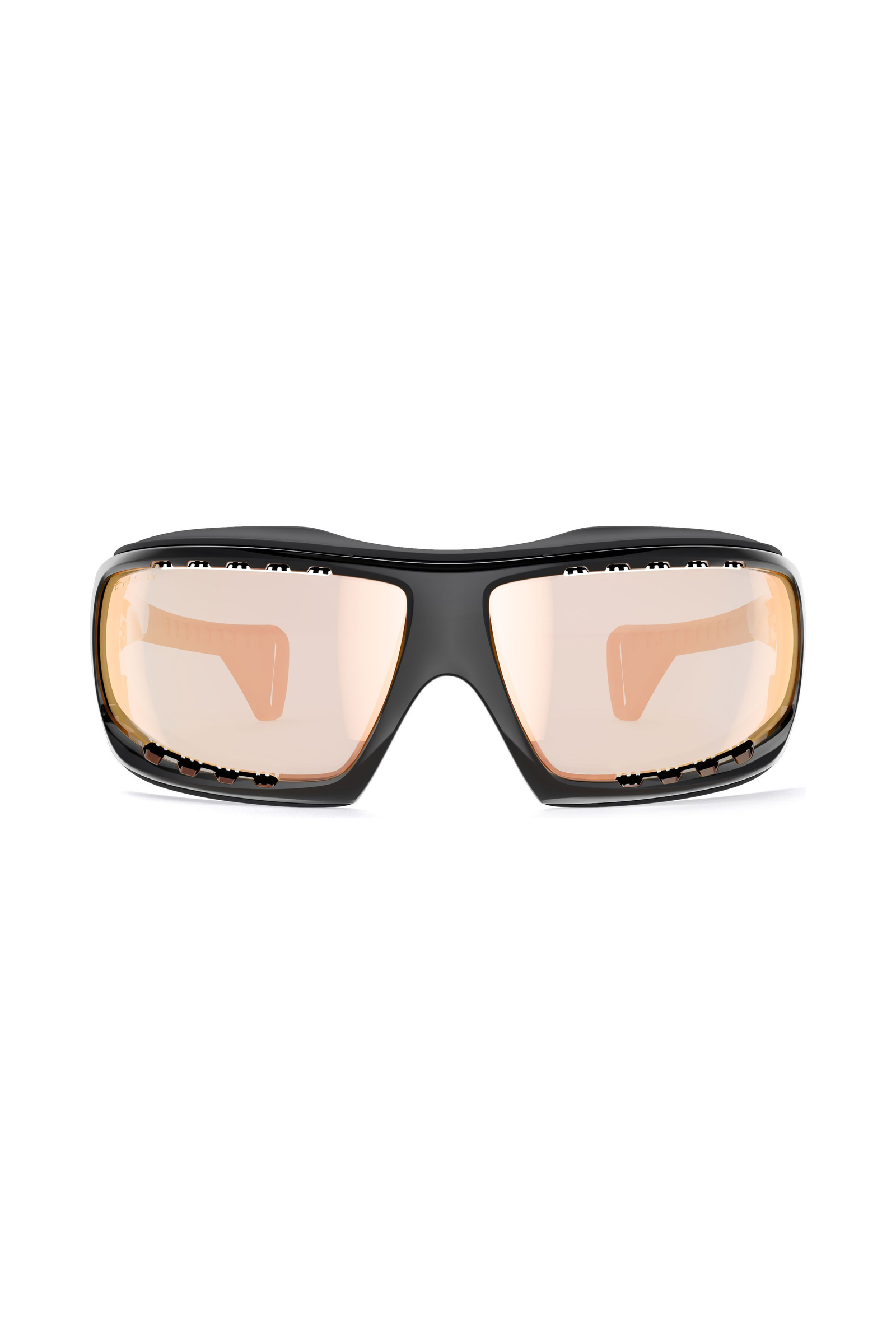 Typhoon Gloss Black - Black PC Photochromic Eclipse Series - Multilayer Red Brown