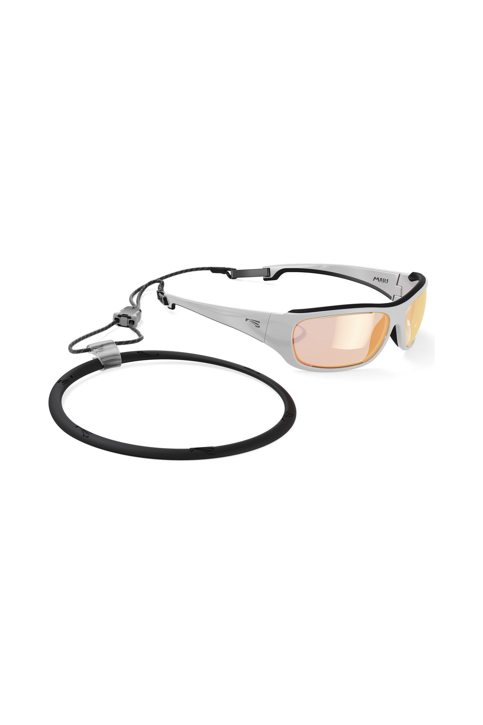 Mari Stone White - Black PC Photochromic Eclipse Series - Multilayer Red Brown