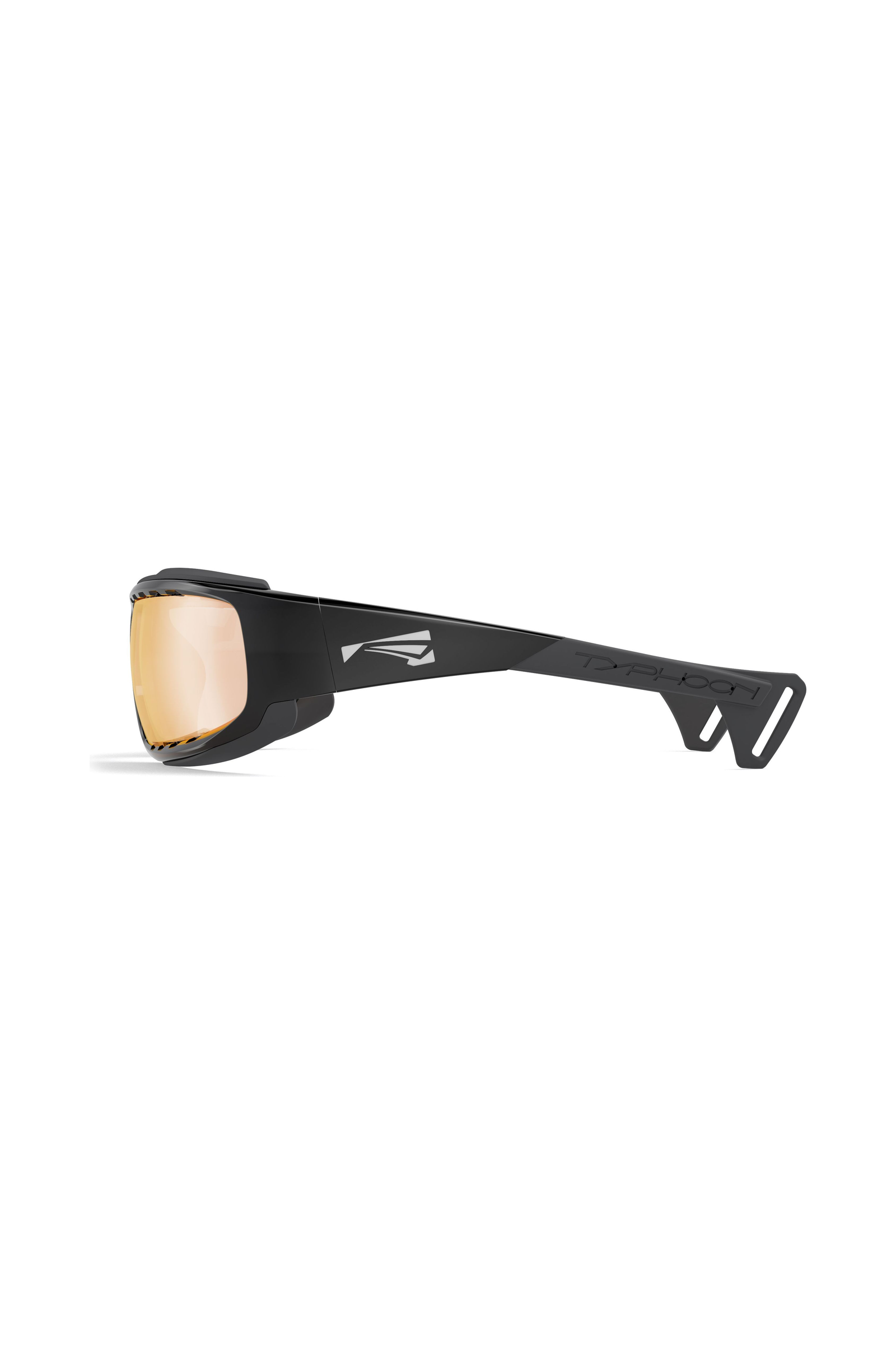 Typhoon Gloss Black - Black PC Photochromic Eclipse Series - Multilayer Red Brown