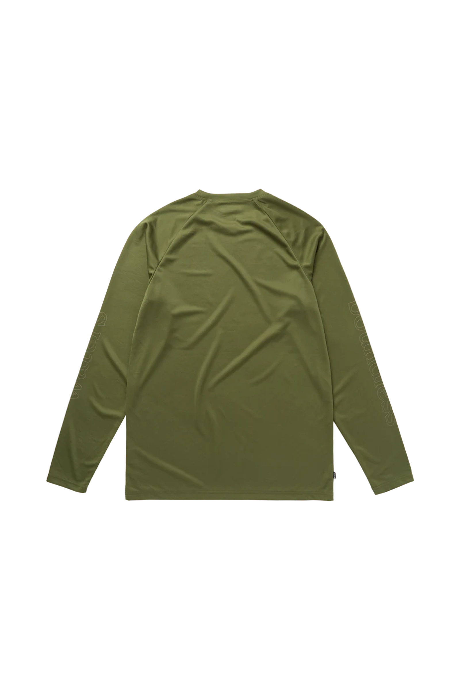 Tactic L/S Loosefit Quickdry - Olive Green - espalda