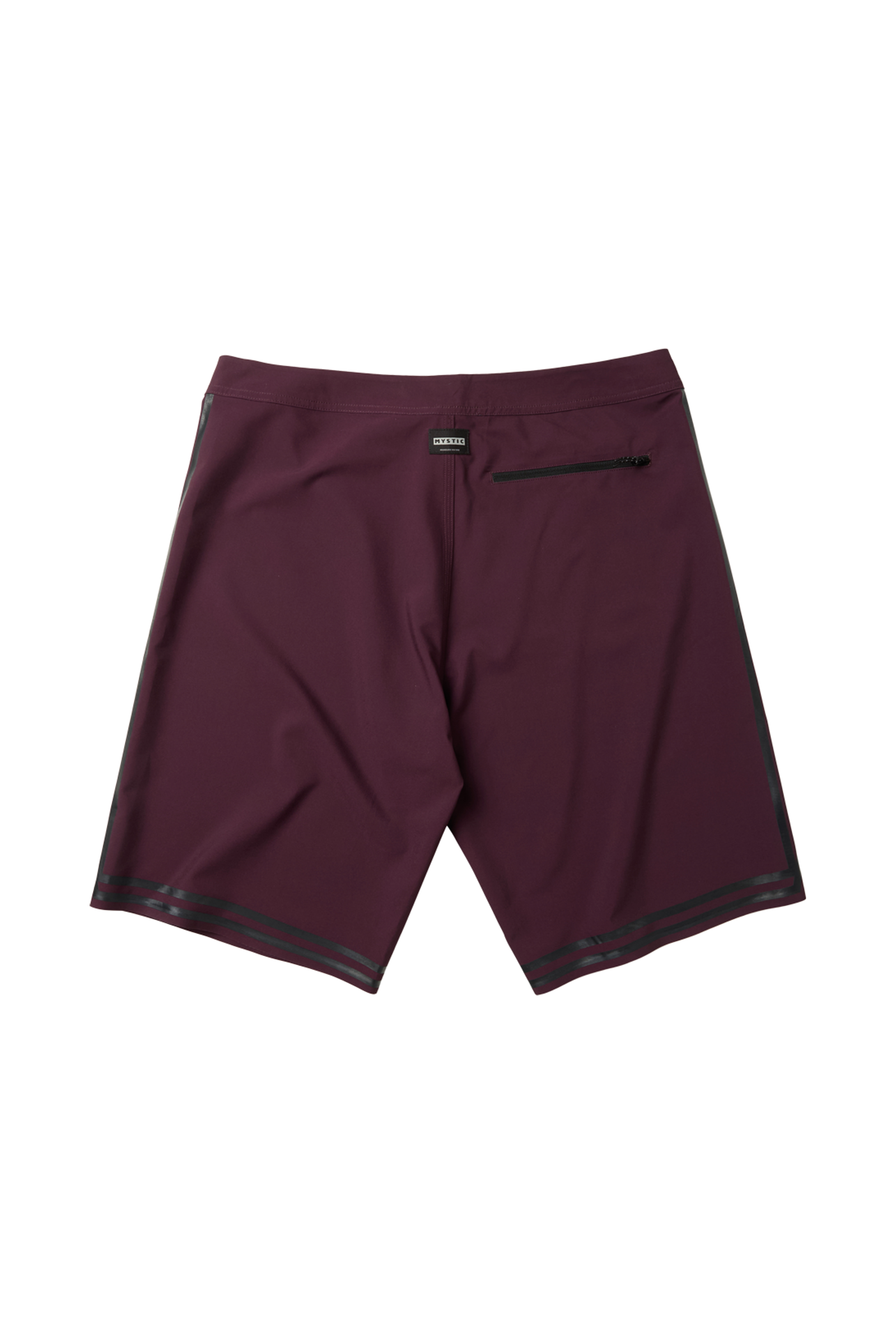 Truce Boardshort 2026 Oxblood Red - back (flat)