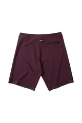 Truce Boardshort 2026 Oxblood Red - back (flat)